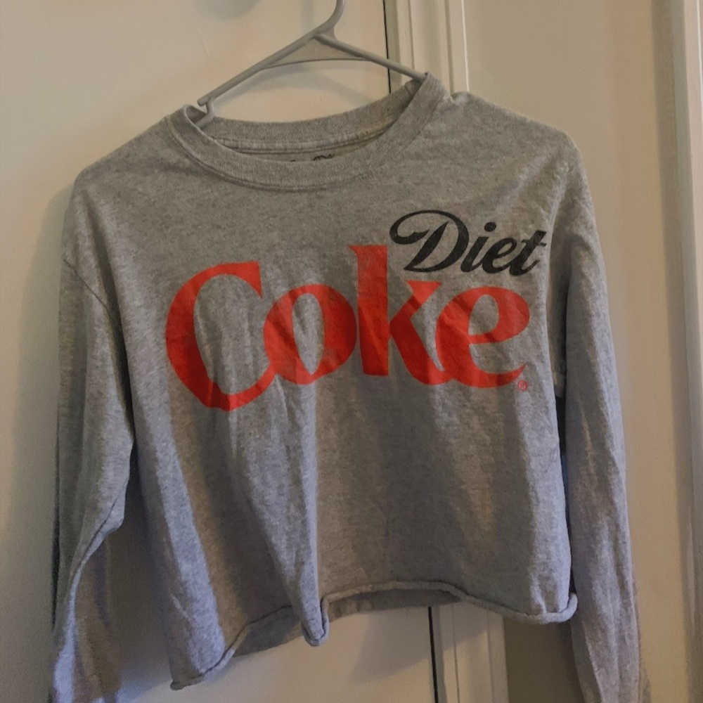 Diet Coke cropped tee